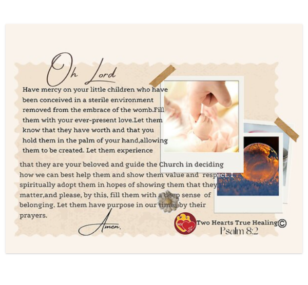 Prayer For the Unborn Frozen in Time